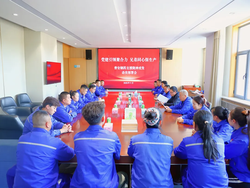 【普安新聞】黨建引領聚合力 兄弟同心保生產——普安制藥黨員職工突擊隊馳援隴神戎發生產一線