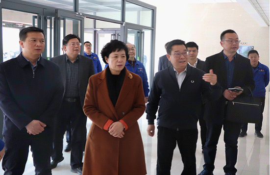 甘肅省副省長何偉蒞臨隴神戎發調研指導工作