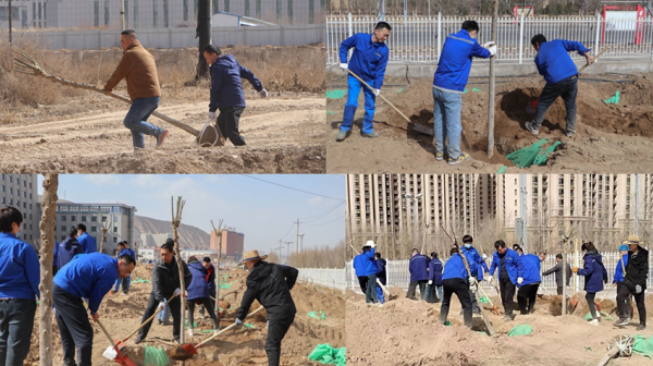 迎春“植”綠，共“樹(shù)”美麗家園——隴神戎發(fā)組織開(kāi)展植樹(shù)活動(dòng)